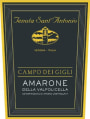 Tenuta Sant'Antonio Campo dei Gigli Amarone della Valpolicella 2007 Front Label