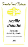 Tenuta Sant'Antonio Recioto della Valpolicella Argille Bianche 2003 Front Label