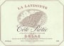 Delas Cote Rotie La Landonne 1998 Front Label