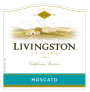 Livingston California Reserve Moscato Front Label