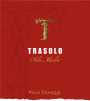 Villa Trasqua Toscana Trasolo Merlot 2009 Front Label