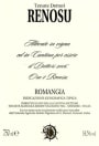 Tenute Dettori Romangia Renosu 2013 Front Label