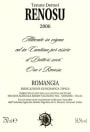 Tenute Dettori Romangia Renosu 2006 Front Label