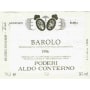 Aldo Conterno Barolo Bussia 1996 Front Label