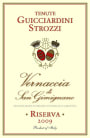 Tenute Guicciardini Strozzi Vernaccia di San Gimignano Riserva 2009 Front Label