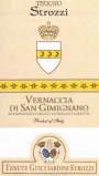 Tenute Guicciardini Strozzi Vernaccia di San Gimignano Titolato Strozzi 2014 Front Label
