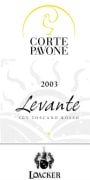 Tenute Loacker Corte Pavone Levante 2003 Front Label