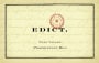 Edict Wines Proprietary Red 2010 Front Label