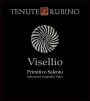 Tenute Rubino Salento Visellio Primitivo 2012 Front Label
