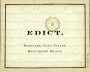 Edict Wines Sauvignon Blanc 2011 Front Label
