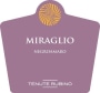 Tenute Rubino Miraglio Negroamaro 2012 Front Label