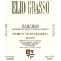 Elio Grasso Gavarini Vigna Chiniera Barolo 1997 Front Label