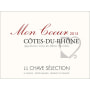 Jean-Louis Chave Selection Cotes-du-Rhone Mon Coeur 2015 Front Label