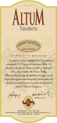 TerraMater Altum Cabernet Sauvignon 2012 Front Label