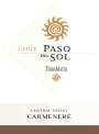 TerraMater Paso del Sol Carmenere 2006 Front Label