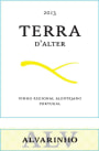 Terras d'Alter Alvarinho 2013 Front Label