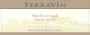 TerraVin Wines Pinot Noir 2005 Front Label