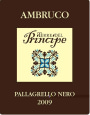 Terre del Principe Ambruco Pallagrello Nero 2009 Front Label