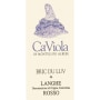 Ca'Viola Bric Du Luv Langhe Rosso 2000 Front Label