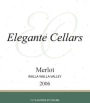 Elegante' Cellars Merlot 2006 Front Label