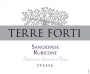 Terre Forti Rubicone Sangiovese 2015 Front Label