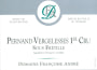 Francoise Andre Pernand-Vergelesses Sous Fretille Premier cru 2011 Front Label