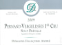Francoise Andre Pernand-Vergelesses Sous Fretille Premier cru 2009 Front Label