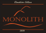 Elevation Cellars Monolith 2009 Front Label