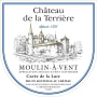 Terroirs et Talents Moulin-a-Vent Cuvee de la Lure 2008 Front Label