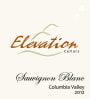 Elevation Cellars Sauvignon Blanc 2012 Front Label