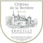 Terroirs et Talents Chateau de la Terriere Brouilly 2009 Front Label