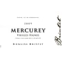 Domaine Brintet Mercurey Vieilles Vignes 2009 Front Label
