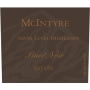 McIntyre Estate Pinot Noir 2015 Front Label