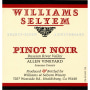 Williams Selyem Allen Vineyard Pinot Noir 2001 Front Label