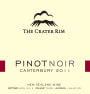 The Crater Rim Ltd Canterbury Pinot Noir 2011 Front Label