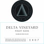 The Delta Wine Company Pinot Noir 2007 Front Label