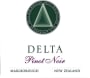 The Delta Wine Company Pinot Noir 2012 Front Label