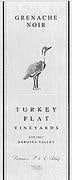 Turkey Flat Grenache Noir 1999 Front Label