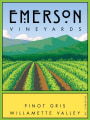 Emerson Vineyards Pinot Gris 2013 Front Label