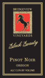 Bridgeview Black Beauty Pinot Noir 2012 Front Label