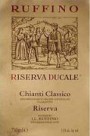 Ruffino Ducale Chianti Classico Riserva (3 Liter Bottle) 1998 Front Label