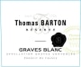 Thomas Barton Reserve Graves Reserve Blanc 2014 Front Label