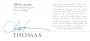 Thomas Wines The O.C. Semillon 2012 Front Label