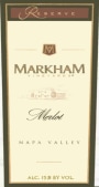 Markham Reserve Merlot 2001 Front Label