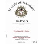 Rocche dei Manzoni Barolo Perno Vigna Cappella di S. Stefano 1996 Front Label