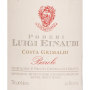 Luigi Einaudi Barolo Costa Grimaldi 2001 Front Label