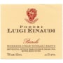 Luigi Einaudi Barolo 2000 Front Label