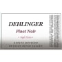 Dehlinger High Plains Pinot Noir 2009 Front Label