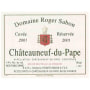 Roger Sabon Chateauneuf-du-Pape Reserve 2001 Front Label