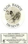 Thunevin Saint-Emilion Grand Cru Clos Badon Thunevin 2004 Front Label